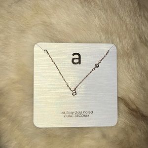 Francesca’s A initial necklace